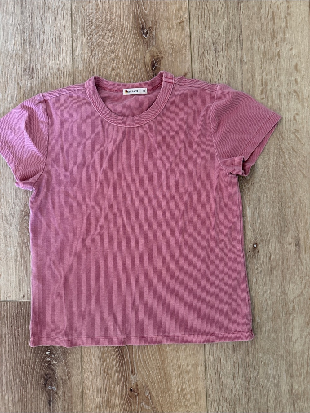 Marine Layer | Short Sleeve Tee | Dusty Rose | size M - Picture 5 of 5